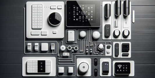 modern home security system with Ajax alarms