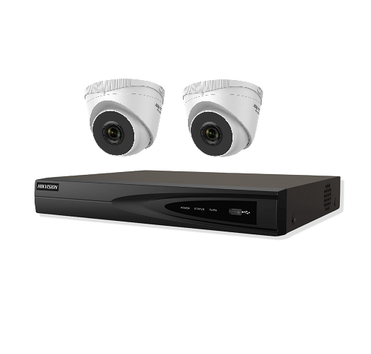 Kopie van Hikvision camera set | NVP en IP met Poe 2 maal Beveiligingcamera set