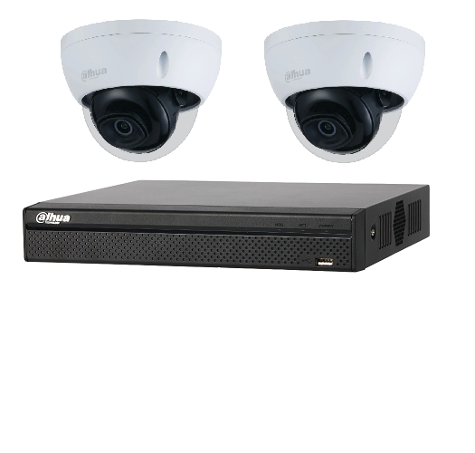 Dahua camera set | NVP en IP met Poe 2 maal Beveiligingcamera set
