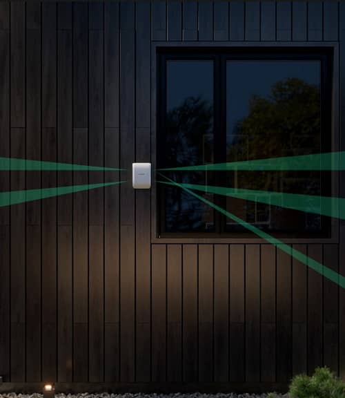 Ajax DualCurtain Outdoor: Draadloze Bewegingssensor met Dubbele Detectiezones