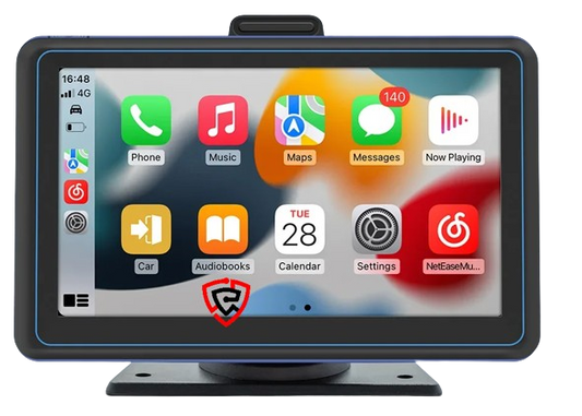 CarPlay beeldscherm 7-inch Draadloze Multimedia Videospeler Touchscreen en Achteruitrijcamera als optie